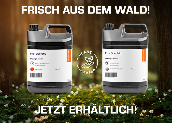 Frisch aus dem Wald! Unsere neuen pflanzlichen UV- und Tageslichtmaterialien sind jetzt erhältlich!